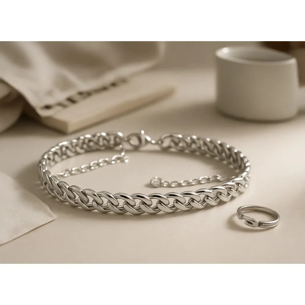 

Водонепроницаемые многослойные браслеты на ногу для женщин, набор из цепочек в кубинском стиле, не тускнеющие, для ношения в несколько слоев