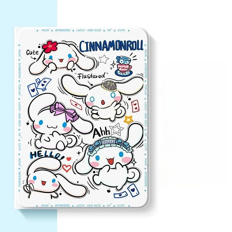 

Kawaii Sanrio Case for 2025 A16 Air7 Mini7 Ipad Tablet Cases 11th Gen 10th 10.9in Air4 5 Protective Case Pro 22 21 9th Cover
