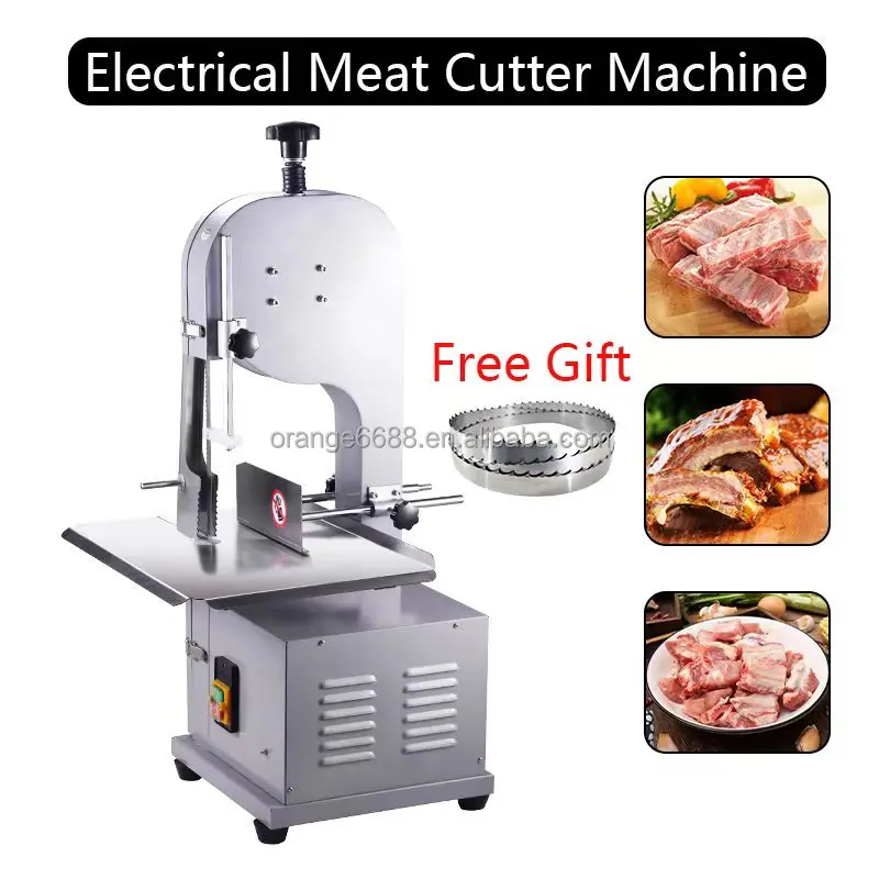 Factory Wholesale Butcher Bone Saw Machine Meat and Bone Cutting Cutter Frozen Meat Sawing Machine