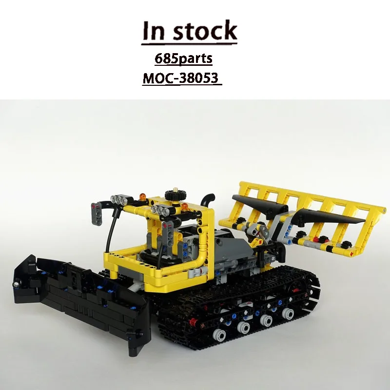 

Набор строительных блоков MOC-38053 «Городская снегоуборочная машина», 685 деталей, подарок на день рождения и Новый год для мальчиков и детей