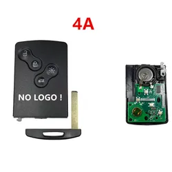 NO LOGO!4 Buttons Car Remote Key 433MHz 4A pcf7945/pcf7953 Passive Keyless Smart System for 2009-2015 Clio IV 2013- 2017 Captur