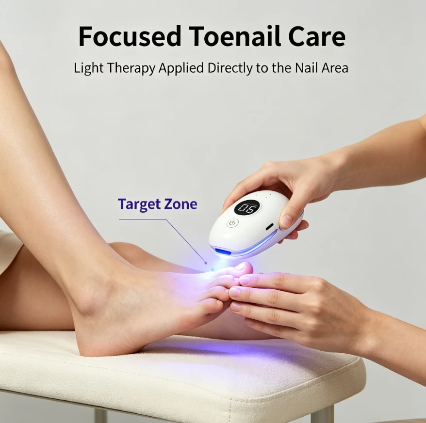 Professional UV Phototherapy Lamp Nail Fungus Laser Treatment Device – Effective Nail Cleaning Removal Care Tool