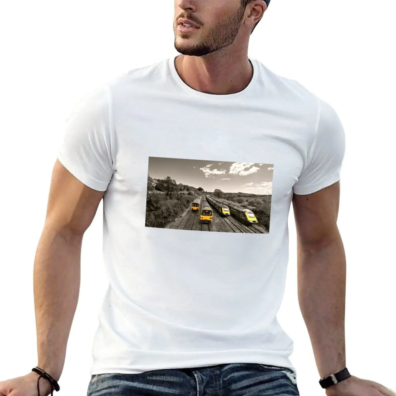 Aller Panoramic T-Shirt man t shirt kawaii clothes mens clothes