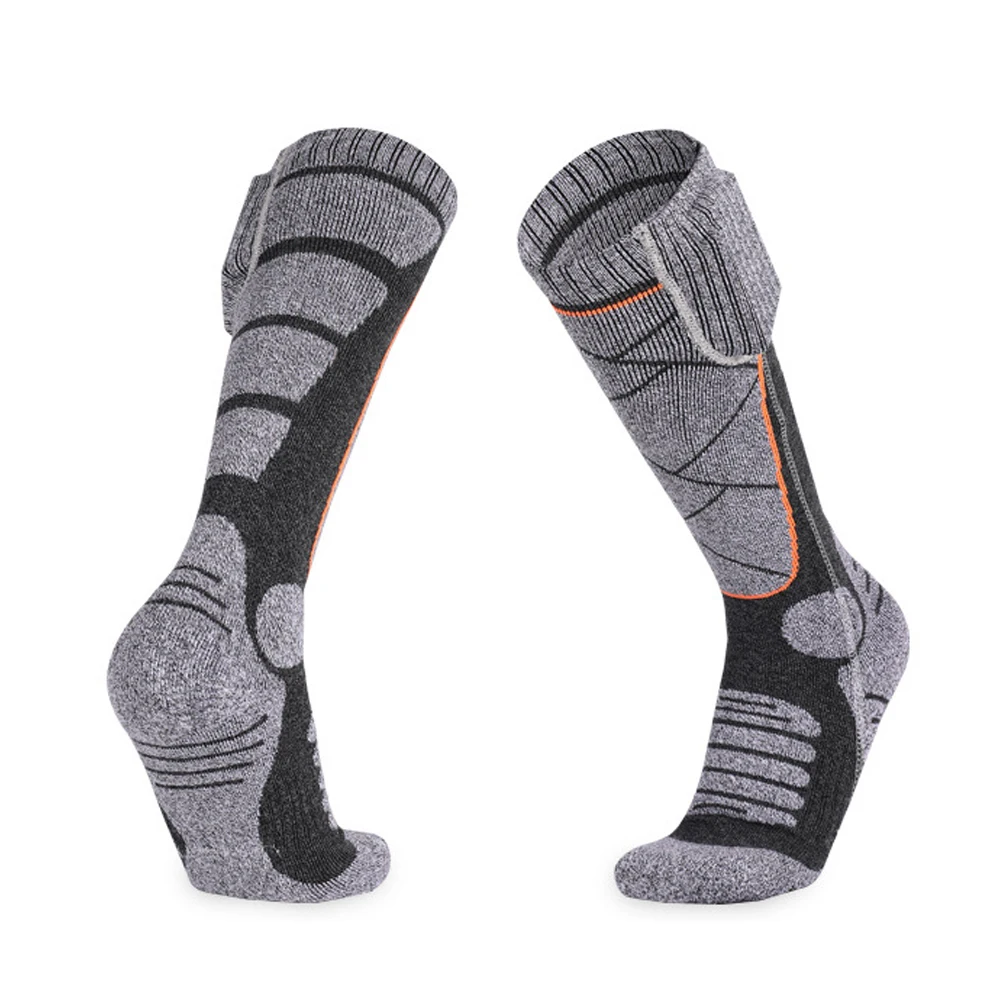 Electric Rechargeable Heating Socks Winter Outdoor Sport Heated Sock Foot Warmer Thermal Sock for Camping Skiing Without Battery