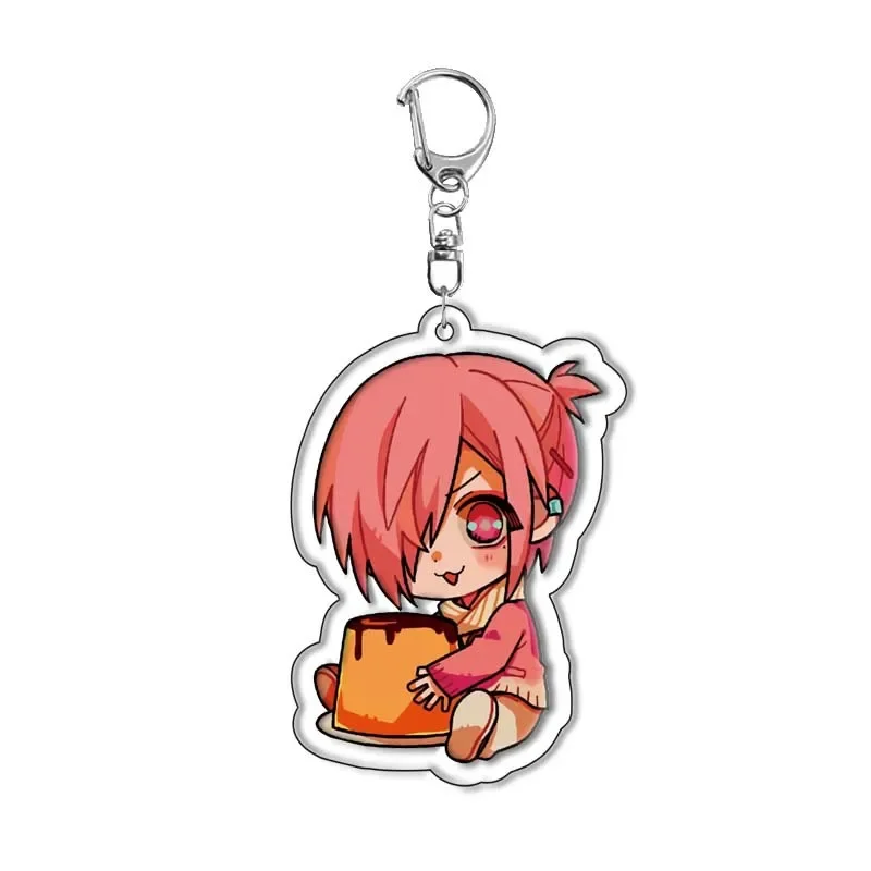 Anime Keychain Toilet-bound Hanako-kun Cosplay Yugi Amane Yashiro Nene Minamoto Kou Pendant Car Key Ring Bag Accessories Jewelry