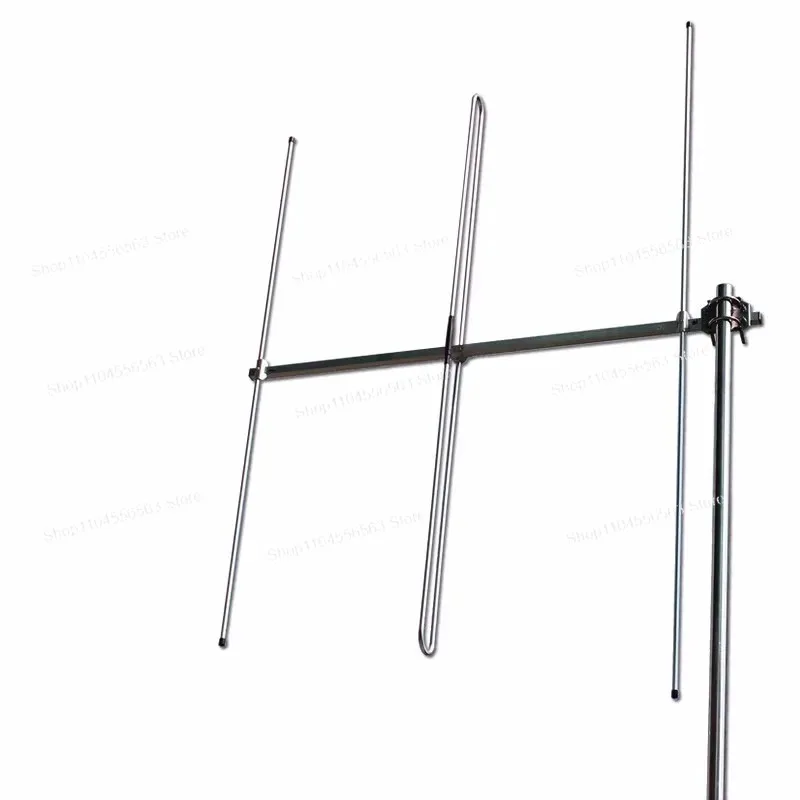 3 Element VHF Yagi Antenna 135-150MHz 6dBi, N Female for 145MHz Ham Repeater Base Station, Directional Outdoor Aerial