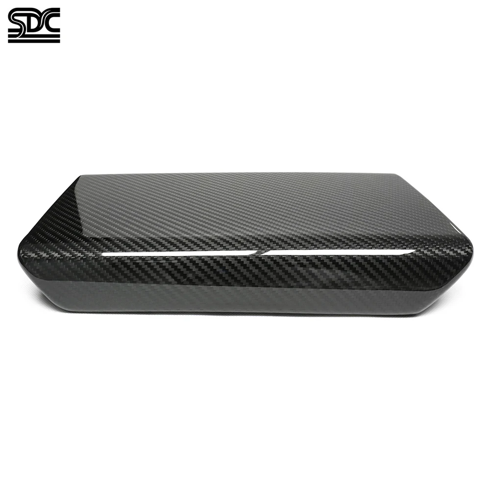 Panel osłony podłokietnika z włókna węglowego do BMW M2 G87 M3 G80 G81 M4 G82 G20 Serii 3 4 G22, element wykończenia wnętrza