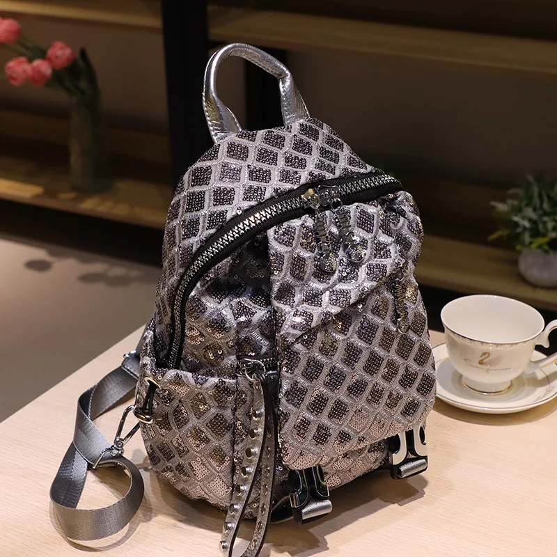 Zaino di design di lusso da donna antifurto Sac A Dos Femme Borsa a tracolla Mochilas Femininas di grande capacità