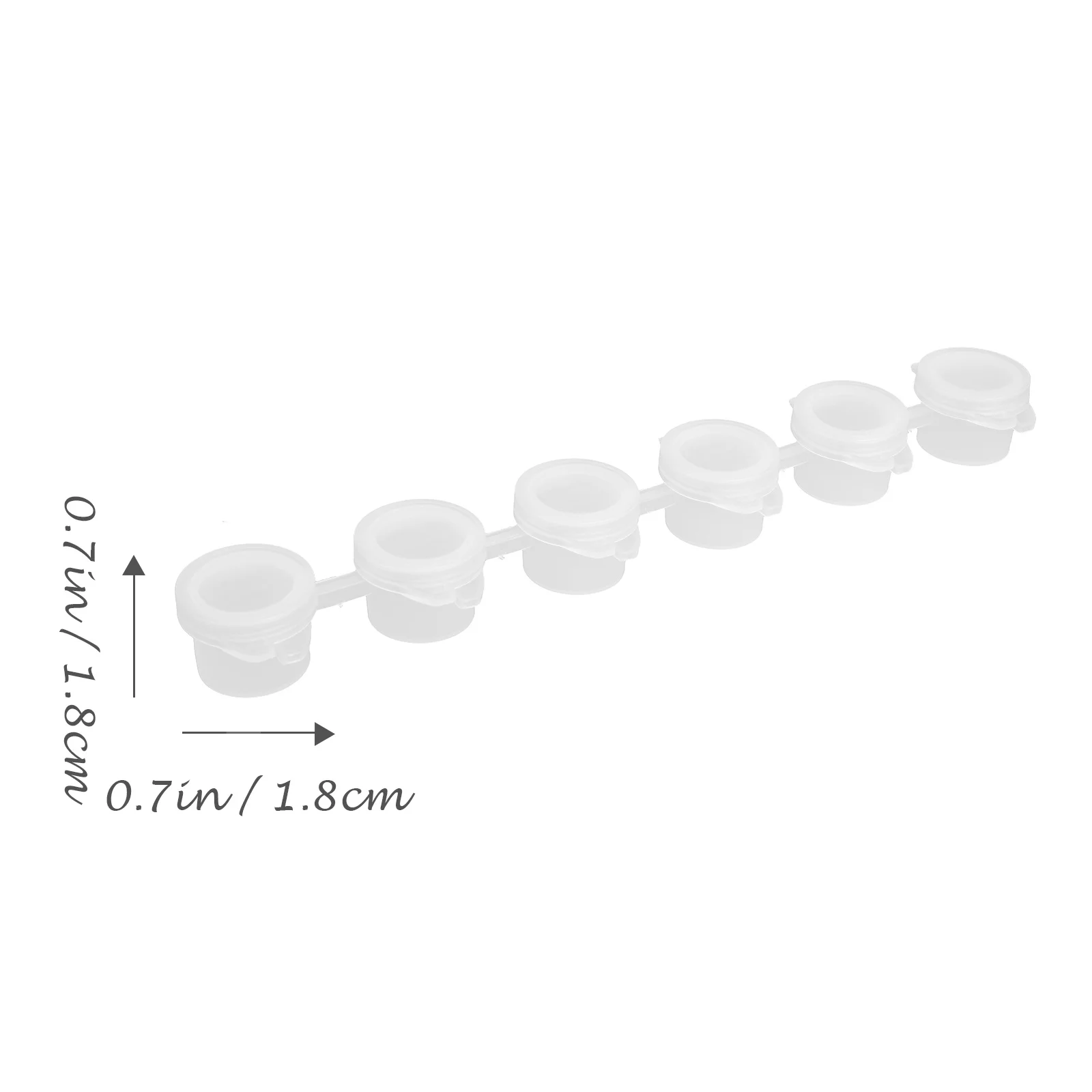 Рисунок 2 - 6-в-1, прозрачная коробка для пигментов