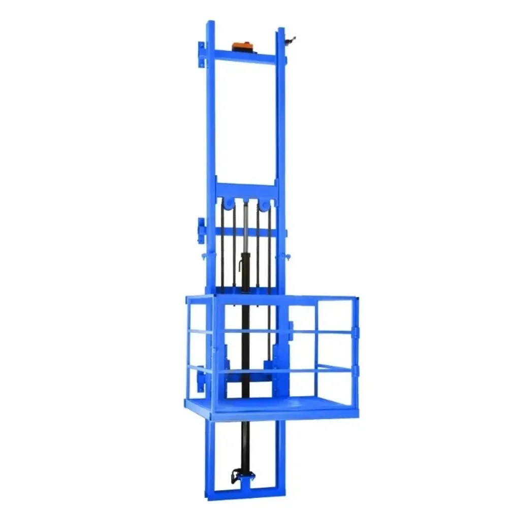

Hydraulic lifting platform for loading and unloading of small simple freight elevator household electric hoist warehouse