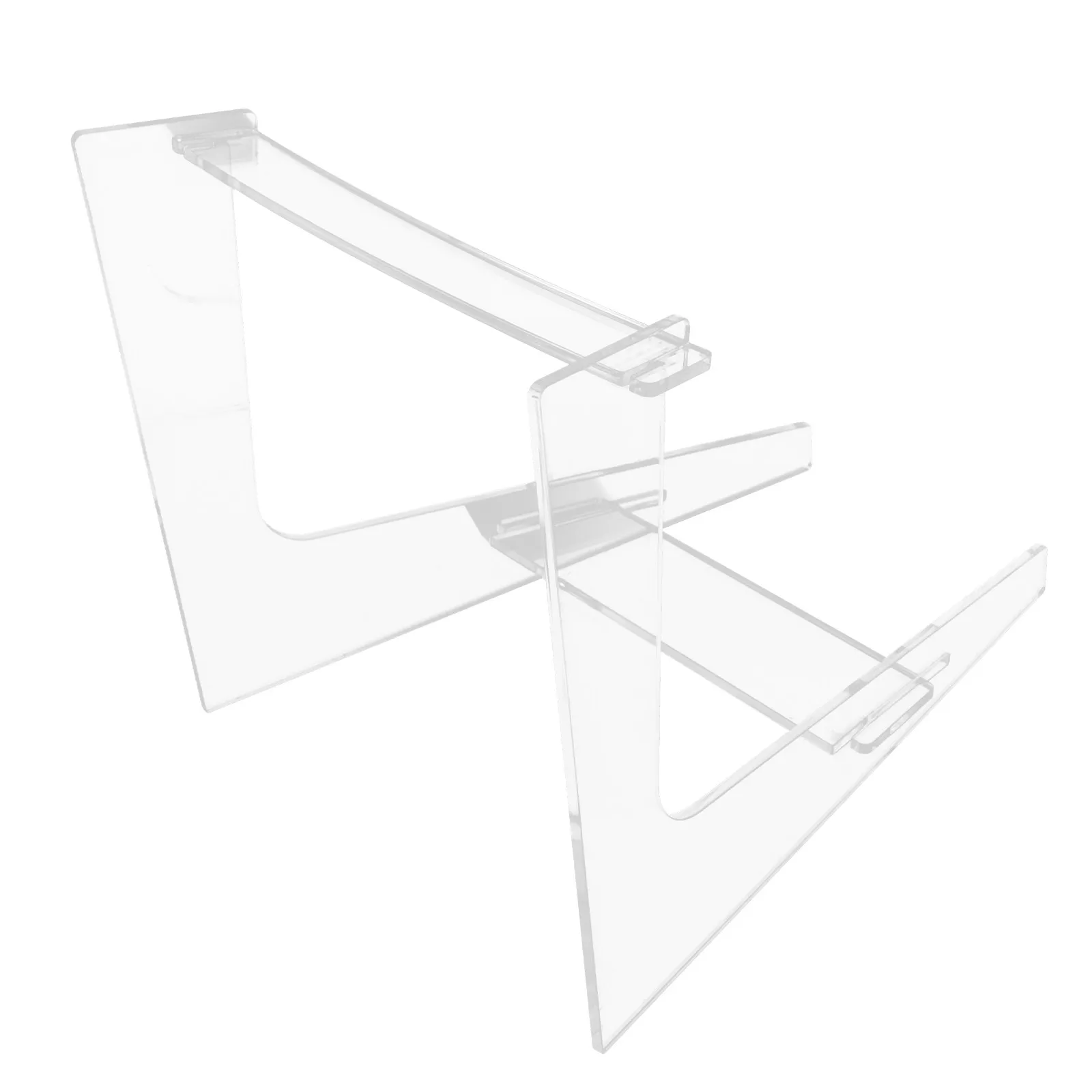 

Clear Acrylic Guitar Stand for Electric Bass Ukulele - Transparent Floor Instrument Holder Display Rack for Music Studio Home