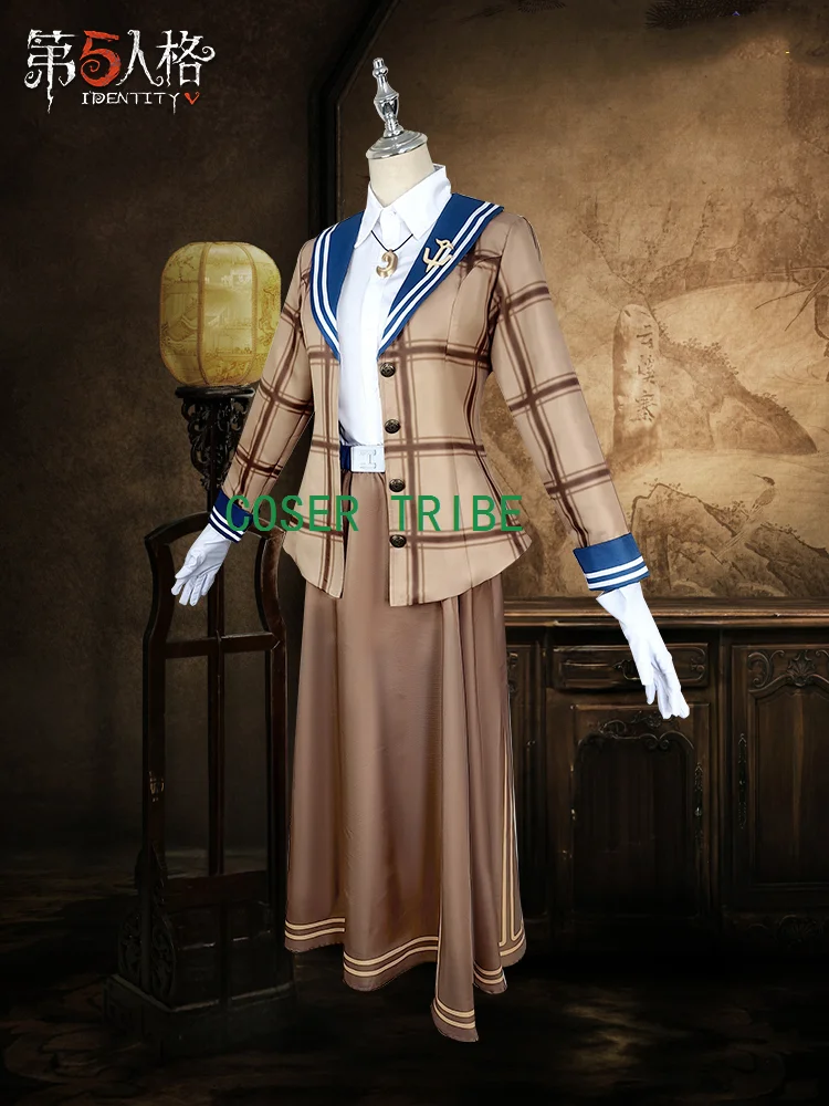 COSER TRIBE Identity V Alice Deross Reporter Cosplay Costume Cos Game Anime Party Uniform Hallowen Play Role Clothes Clothing