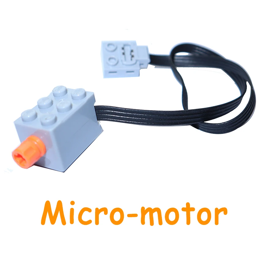 Technical Power Functions Electric Motors 9V Micromotor Building Blocks Power Group Module Mini Motor Led Light PF Technical Toy