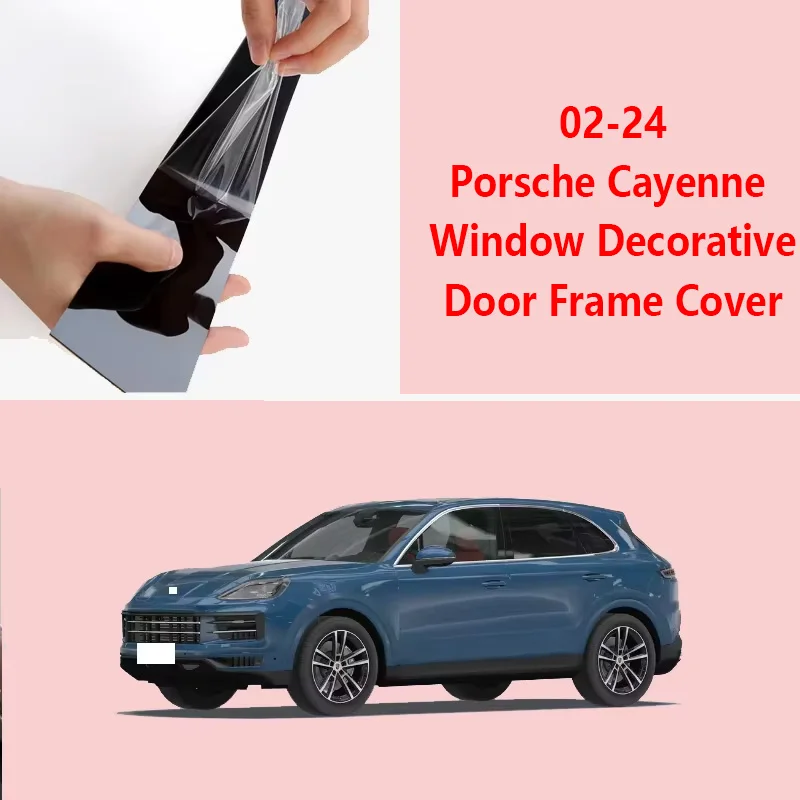 

02-24 Porsche Cayenne Porsche Cayenne Window Decorative Door Frame Cover Gloss Black Center Post