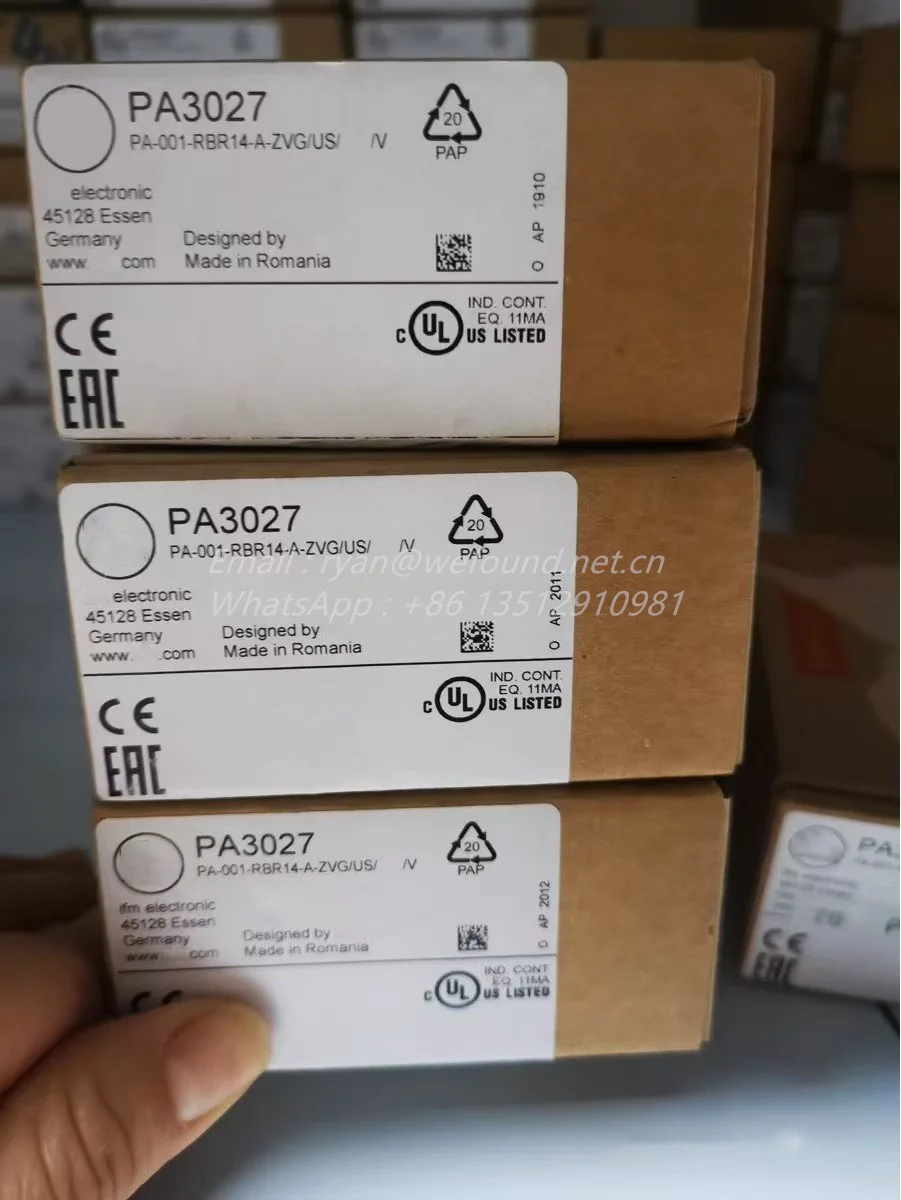 PA3027 for IFM Pressure transmitter with ceramic measuring cell, PA-001-RBR14-A-ZVG/US/ /V