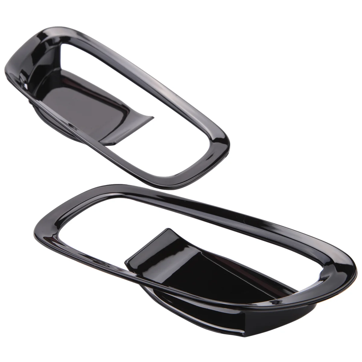 4ชิ้นสีดำมันวาวมือจับประตูด้านในฝาครอบแผงชามสำหรับฮอนด้า HRV XRV XR-V HR-V 2022 2023แม่พิมพ์ภายใน