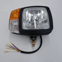 Suitable for Lonking Engineering Vehicle Headlights, Liugong Excavator Road Roller Headlights, Nylon PA Front and Rear Lights