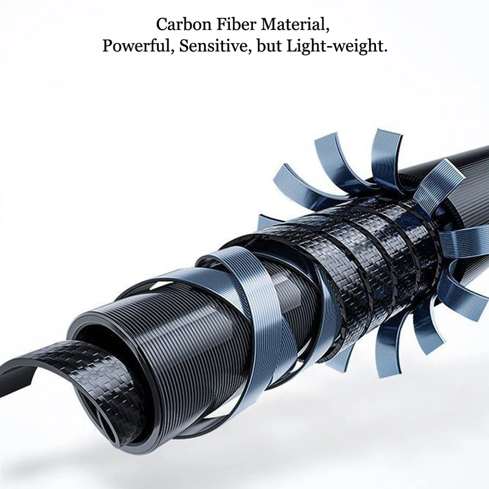 SIECHI Carbon Fiber Spinning Rod Telescopic Fishing Rod 1.8M 2.1M 2.4M 2.7M Casting Lure Feeder Rod Super Hard Carp Fishing Pole