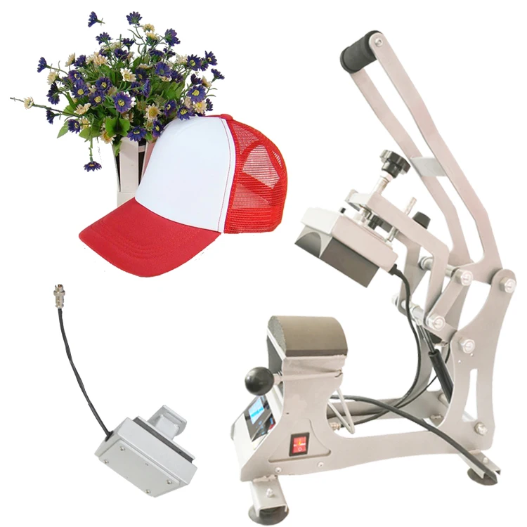 2 in 1 Auto Open  Hat Press hine Heat Press hine for Printing Hat