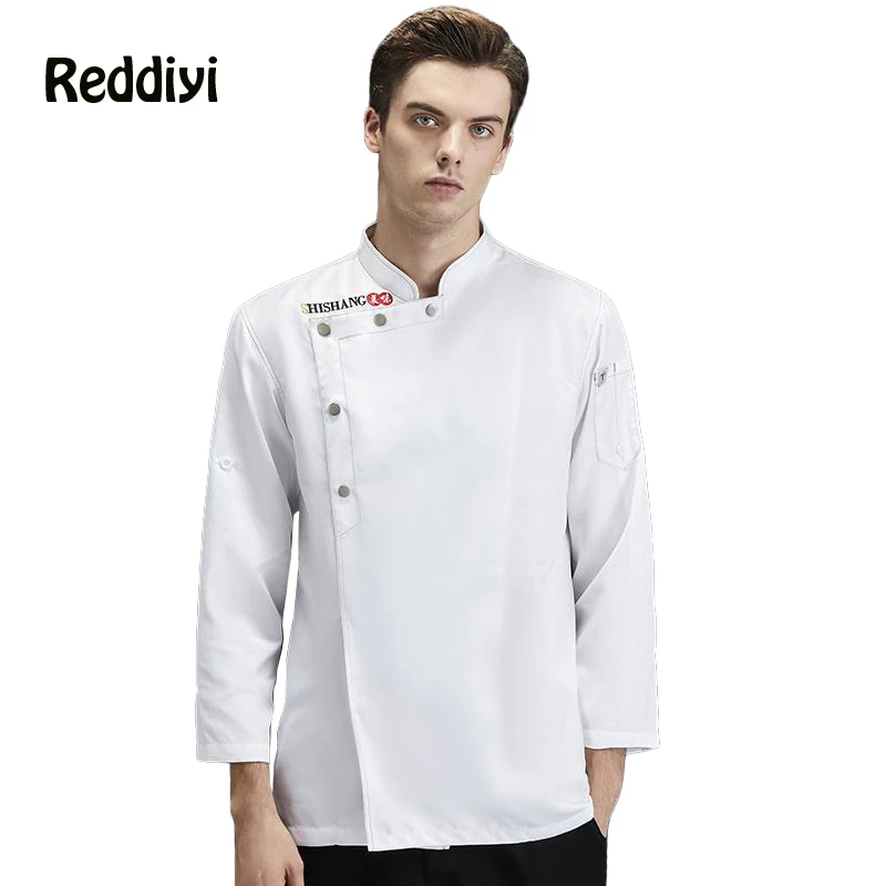 Catering Chef Shirt Hot Pot Restaurant Kitchen Uniform Hotel Women Cook Jacket Work Clothes Tea House Men Waiter Long Sleeves