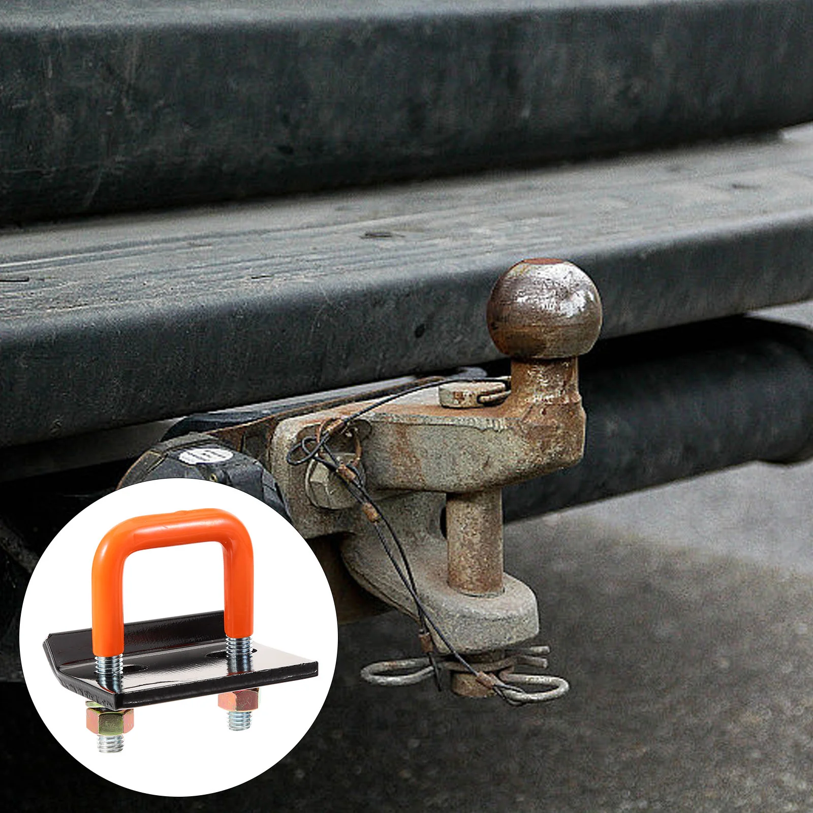 

Hook Trailer Buckle Spare Tire Carrier Tensioner Hitch Clamp Tightener Stabilizer