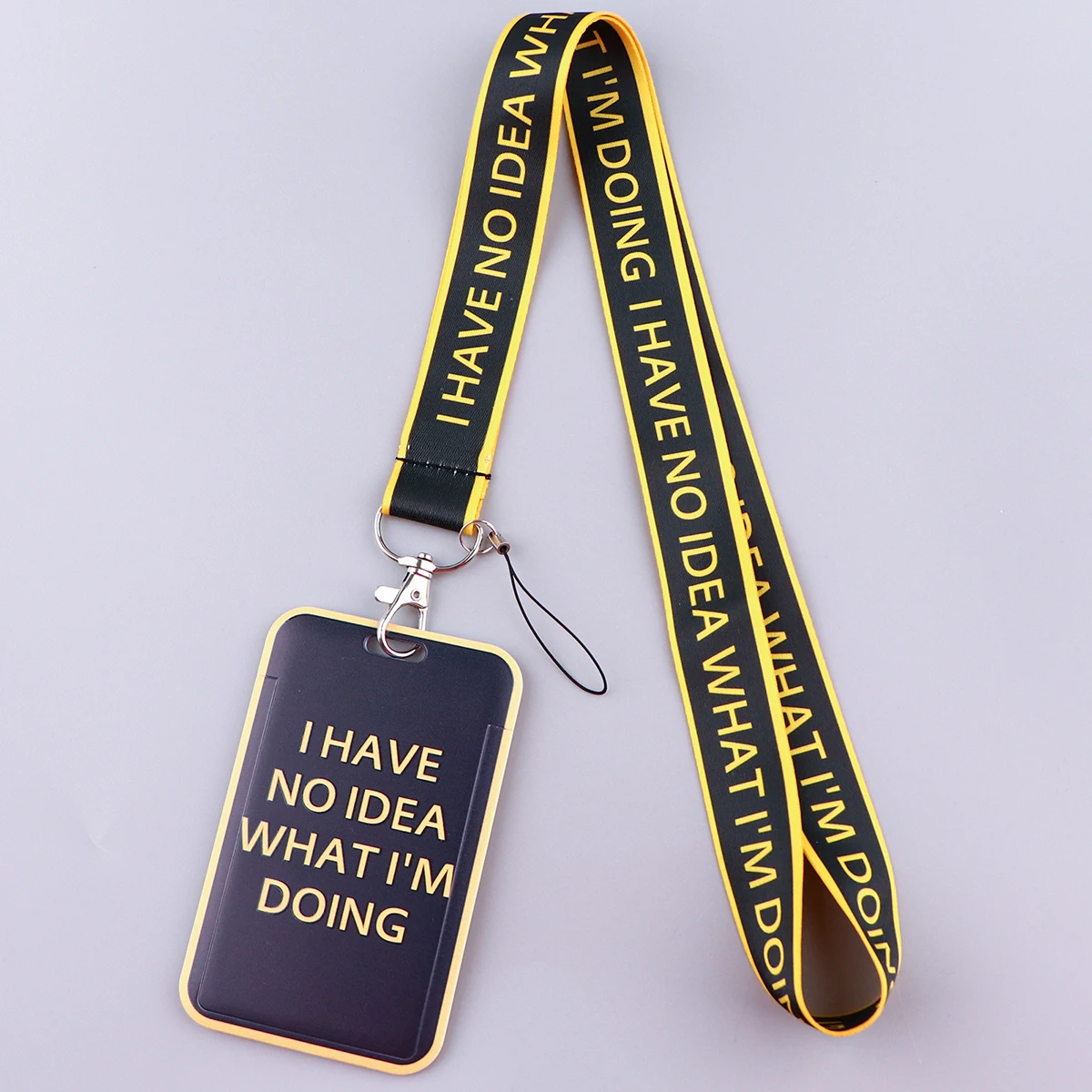 I Have No Idea What I Am Doing Credential Holder Lanyard For Keys Neck Strap ID Card Badge Holder Phone Straps DIY Hanging Rope