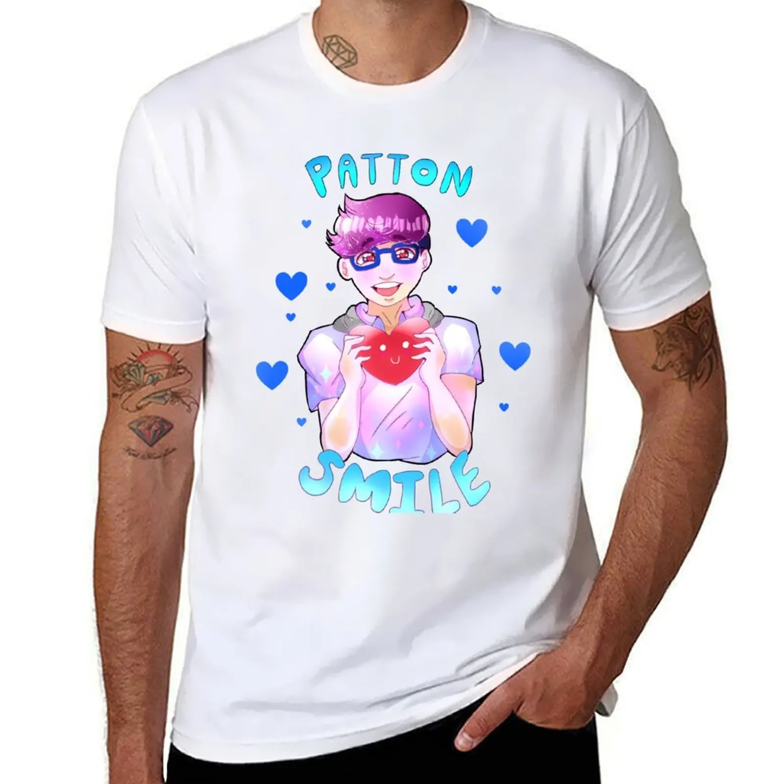 

Pastel Patton! T-Shirt Basic Breathable Solid Color T-Shirt