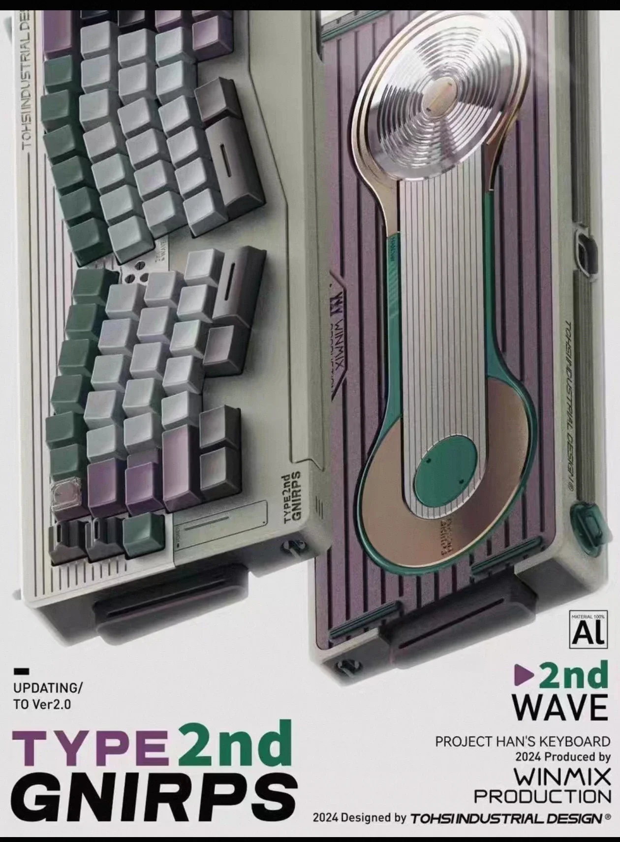 Winmix Han's R2 GNIRPS 2nd Customized Keyboard Kit