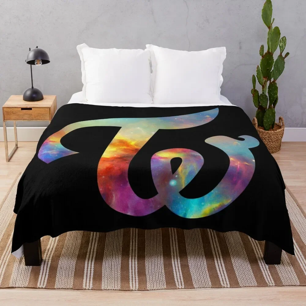 Twice Nebula Throw Blanket Decorative Throw Bed halloween Blankets