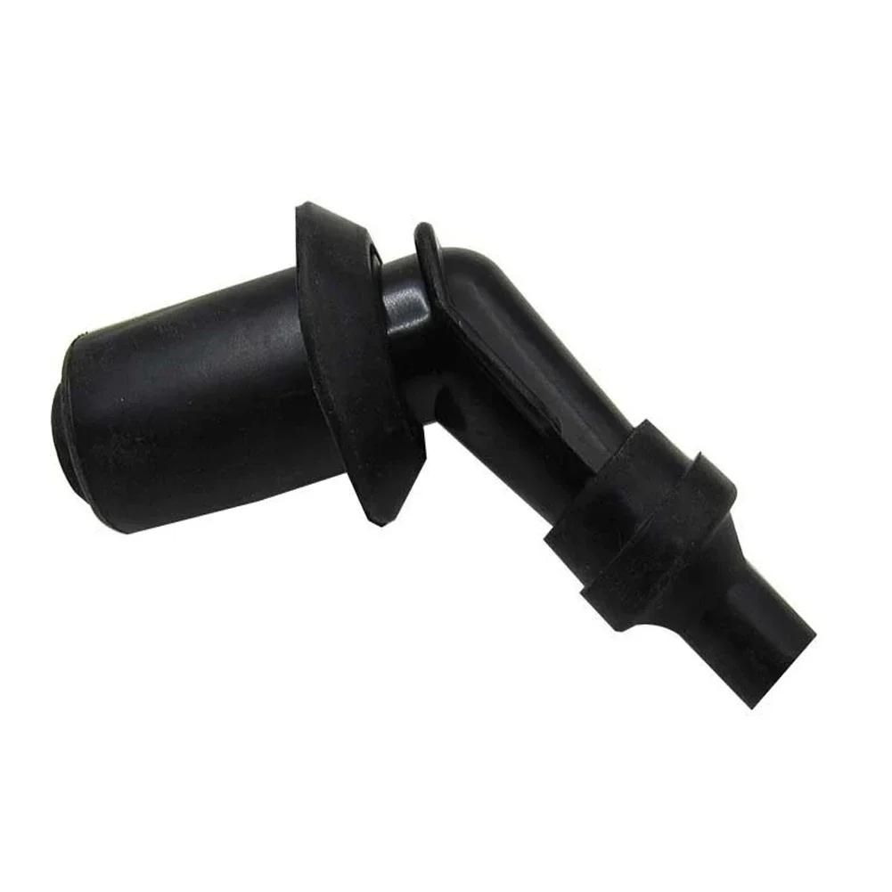 Tampa de ignição para motocicleta, acessórios para motocicleta, borracha, 1 peça, anti-pressão, pontas de borracha preta, à prova d'água