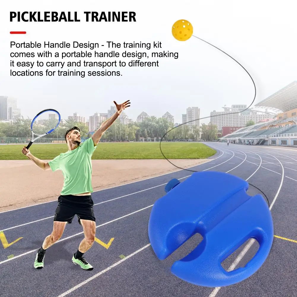 Pickleball Trainer Match Buddy Pickleball Narzędzie treningowe do ćwiczeń sportowych Match Buddy Tennis Trainer Baseboard Pickleball H6p6