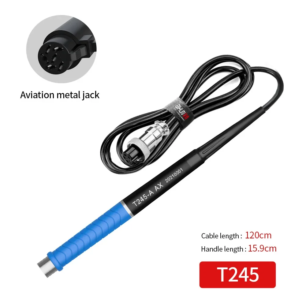 JCID Aixun Soldering Handle T115 T210 T245 For T3A T3B T420D T320 T380 Welding Station Handle Heating Element Parts Replacement