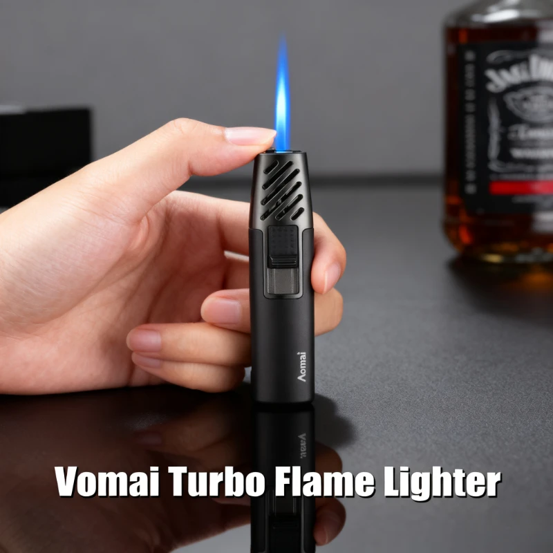 

Metal Welding Torch Lighter - Windproof Butane Gas, Flame Jet Gun Igniter, For Cigarettes & Cigars, Men's Smoking Accessory Gift