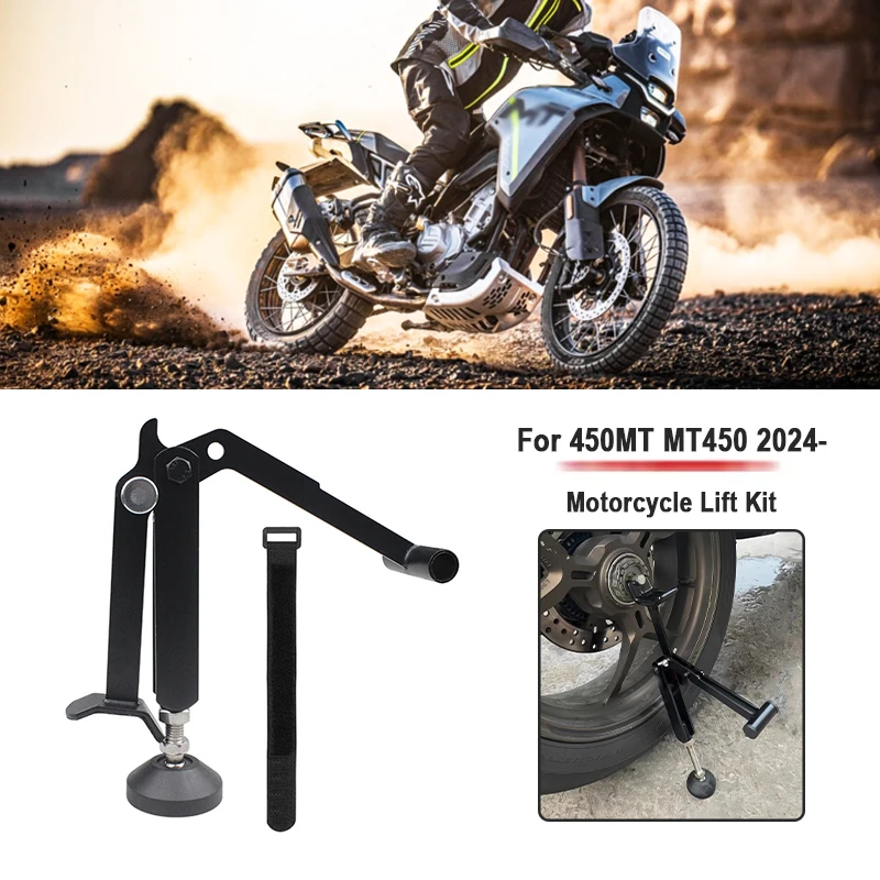 450MT Motorcycle Folding Lifting Support Frame Foldable Heavy Lift Stand Stable Crane Frame For CFMOTO 450mt MT450 CF 450 MT