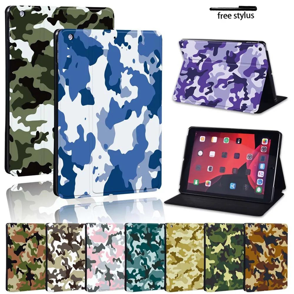 

Funda Cover for IPad 9th 8th 7th 10.2" Cover IPad 5th 6th/Air 2/3/4 Mini 2 3 4 5/Pro 11/Air 5 2022 Pu Leather Tablet Hard Case