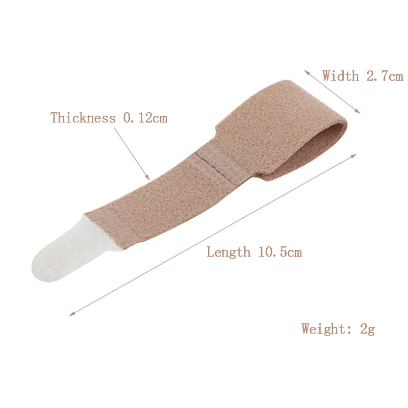 1Pc Toe Finger Straightener Hammer Toe Hallux Valgus Corrector Bandage Toe Separator Splint Wraps Foot Care Tool