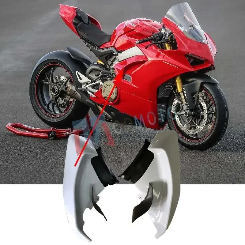 For DUCATI  V4S1000 2017-2020 Motorcycle Accessories Unpainted Body Left and Right Middle Covers ABS Injection Fairing