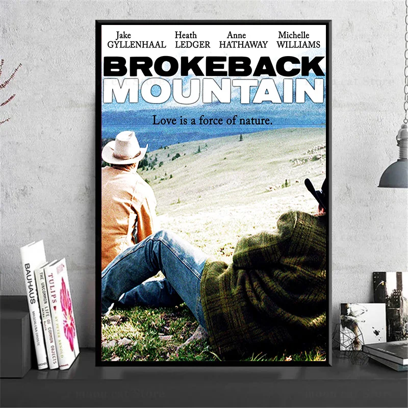 Classic Romantic Movie Brokeback Mountain Print Art Canvas Poster For Living Room Decor Home Wall Picture