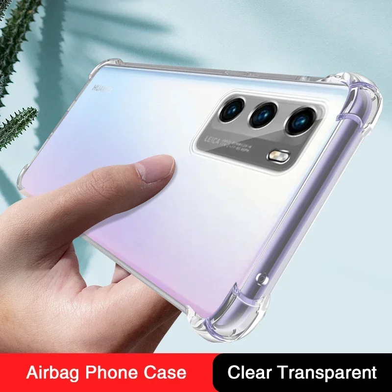

Coque Airbag Silicone Phone Case for Huawei P40 Pro Plus Lite E Funda P40lite 4G 5G P40pro Pro+ Soft Shockproof Ultra Thin Cover