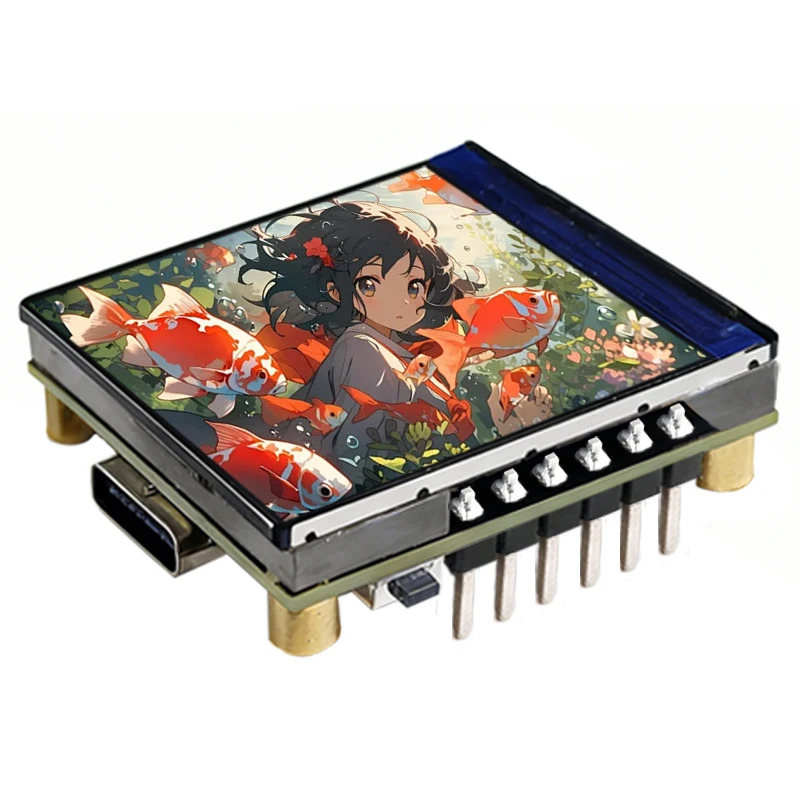 ESP32-C6 LCD Development Board 1.3 inch Display 1.3inch Screen ST7789 240x240 Mini TV SD-Port QST  LVGL For Arduino