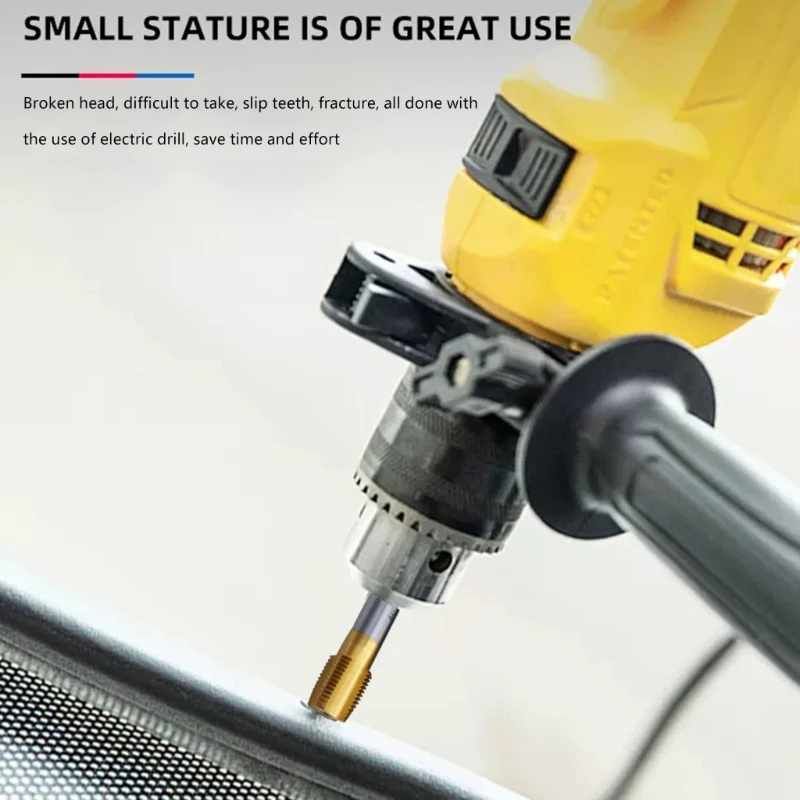 

Cobalt Alloy Pipe Thread Tap for Industrial Use DIY Precisions Thread Cutting