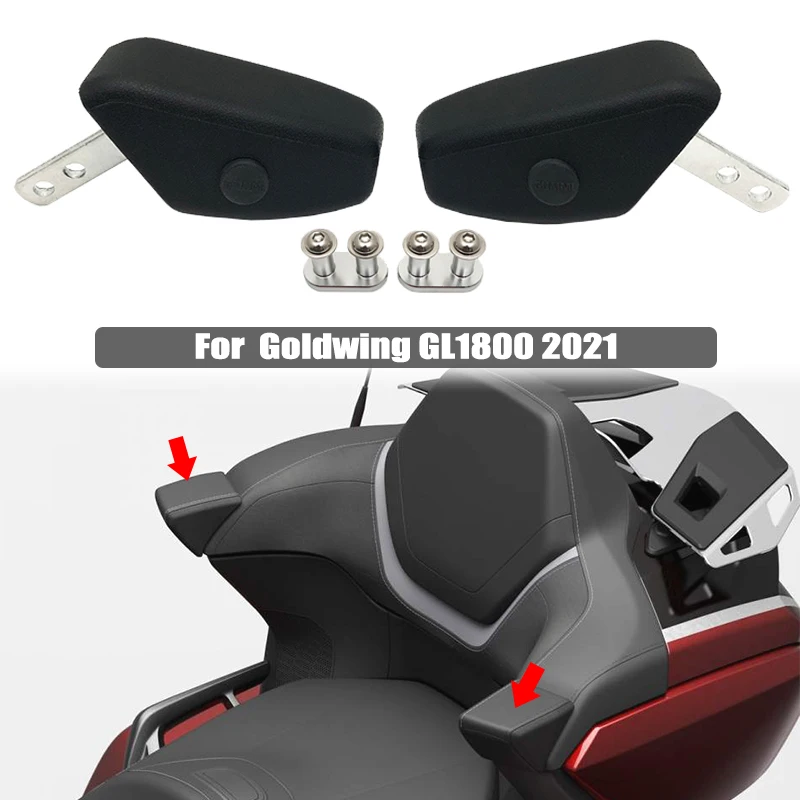 For Honda Goldwing 1800 GL1800 Tour Gold wing 1800 GL 1800 2021 Motorcycle Left & Right Rear Passenger Adjustable Armrests