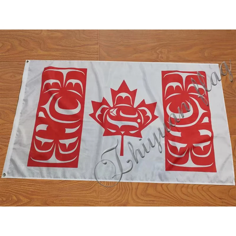 2X3FT Custom 3'x5' Canada artwork Outdoor Flag with any sport fan hobby banner flag 90x150cm