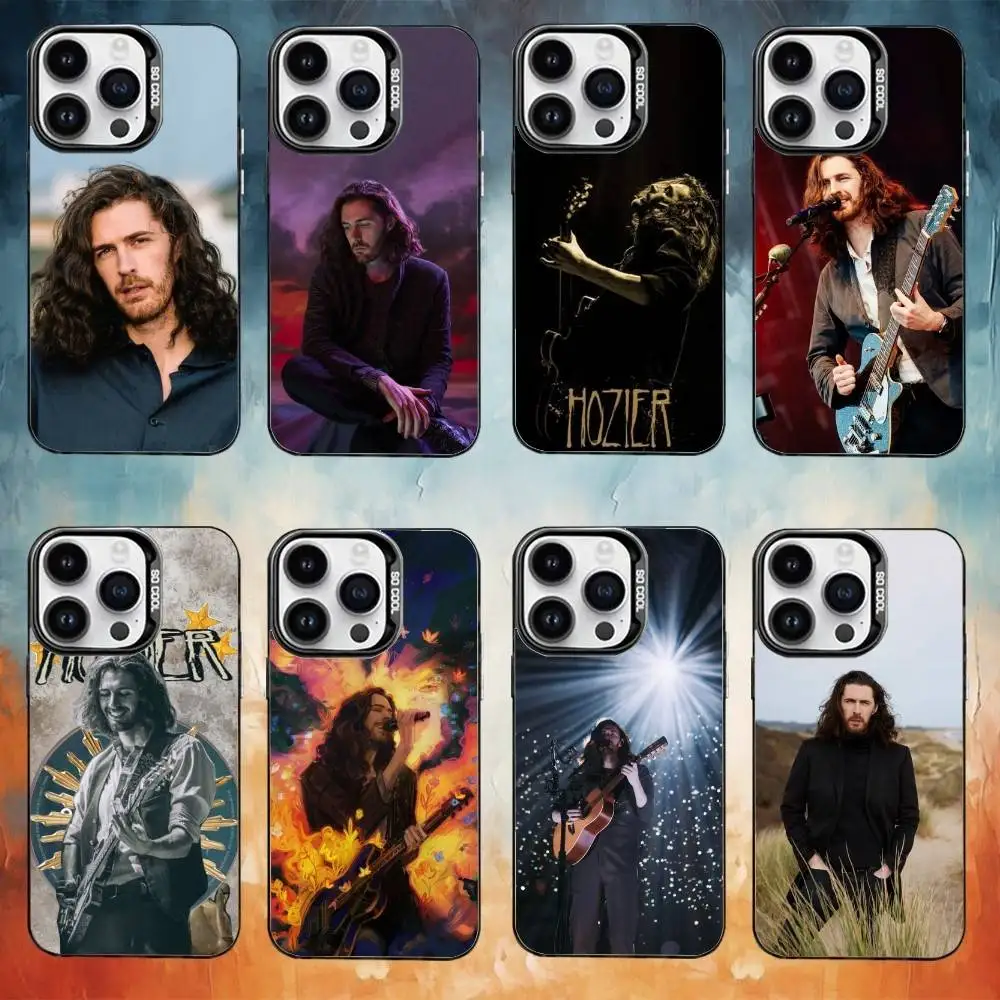 

Hozier Take Me to Church Phone Case For iPhone 17,16,15,14,13,12,11,Pro Max,Plus black Candy Silver Cover