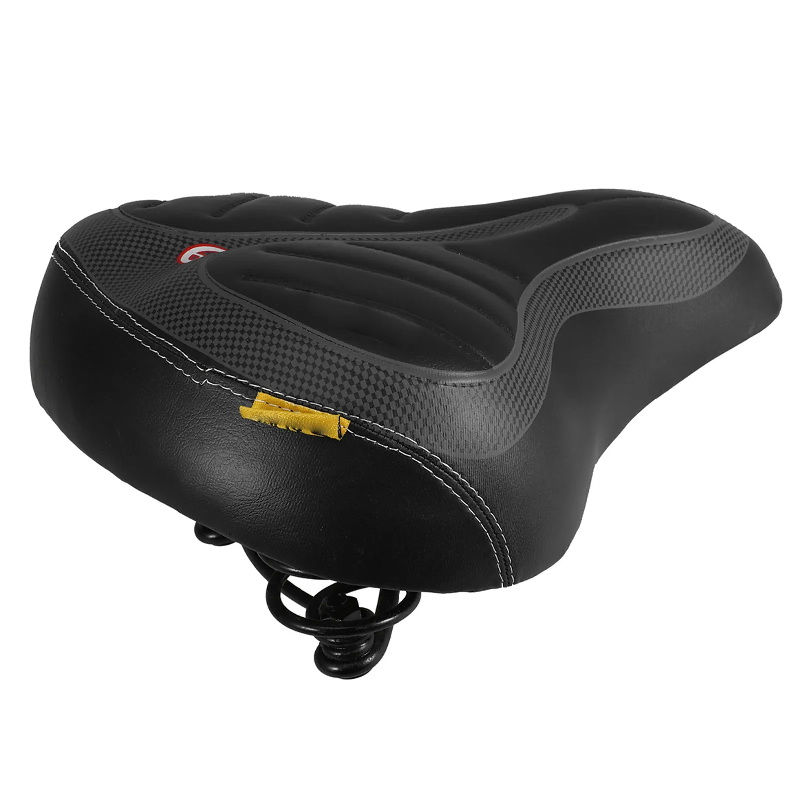 

High Performance Spring Saddle for E Bike Cycling Seat Ergonomic Design Reduces Shake and Friction Comfortable Breathable Big