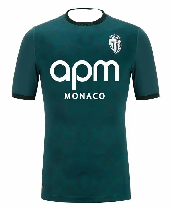SummerNewHot Camiseta familiar estilo Monaco fútbol manga corta 3D transpirable niños mujeres entrenamiento deportivo camiseta de secado rápido
