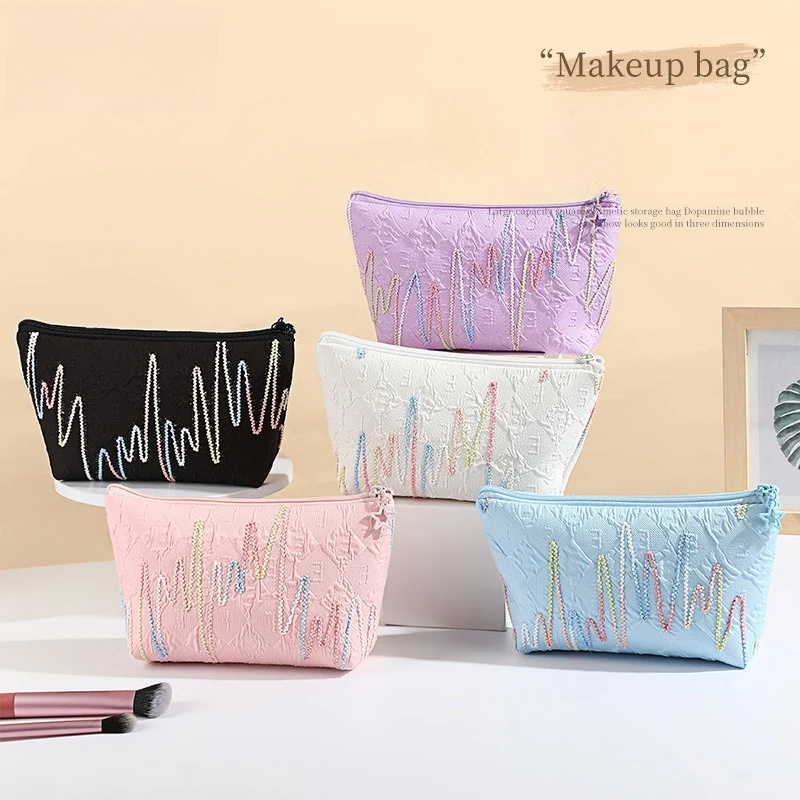 

2025 Portable Makeup Bag for Women - Premium Large-Capacity Travel Organizer Waterproof Toiletry Bag for On-the-Go Storage