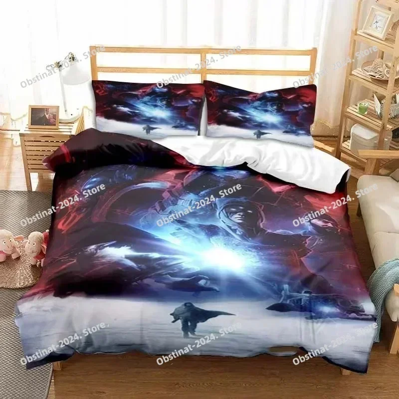 2025 Game Destiny Bedding Set Printed EU single Comforter Quilt Bed Cover Duvet Cover Pillow Case 3 Pieces Sets Kids Adult Size