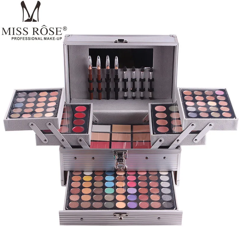 MISS ROSE Makeup Kit Multicolor Blush  Artist Special Makeup Box Eye Shadow Palette Luxury Professional Makeup Tools Cosmeticos