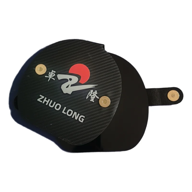 4MM Acrylic Table Tennis Racket Protector Reusable PU Leather Ping Pong Paddle Cover to Replace Protective Film Anti-Oxidation